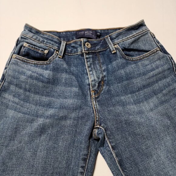 Levi's Medium Wash Stretch Denim Bold Curve Straight Leg Jeans - Picture 4 of 8